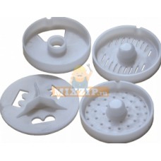 Комплект насадок для макаронных изделий для мясорубки Zelmer №5 Комплект насадок для макаронных изделий для мясорубки Zelmer №5