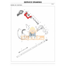 Ротор для аккумуляторного триммера Makita DUR182U 619324-9 Ротор для аккумуляторного триммера Makita DUR182U 619324-9