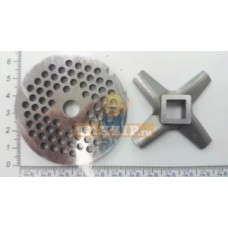 Комплект для мясорубки KAMBROOK нож и решётка 910188 Комплект для мясорубки KAMBROOK нож и решётка 910188