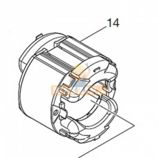 Статор для болгарки (УШМ) Makita MT92A 636383-8