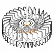 Крыльчатка для плоскошлифовальной машины Makita BO3710, BO3711 240117-9 Крыльчатка для плоскошлифовальной машины Makita BO3710, BO3711 240117-9