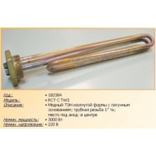 Нагревательный элемент (Тэн) для водонагревателя, резьбовой 3000 W (Ватт) 182384
