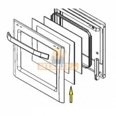 Внешнее стекло двери духовки Electrolux, Zanussi, AEG 3429184017